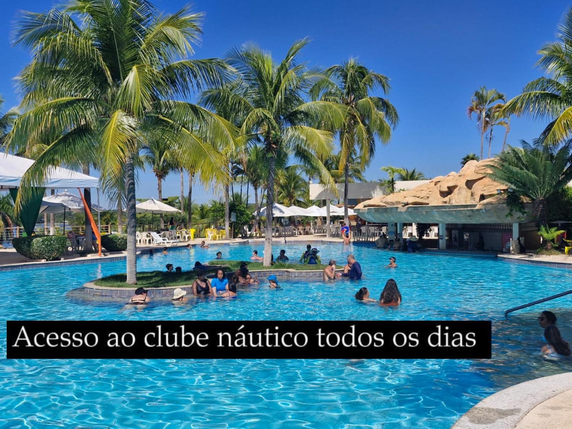 Nautico Flat Com Acesso Ao Clube Nautico Praia- Caldas Novas Luaran gambar